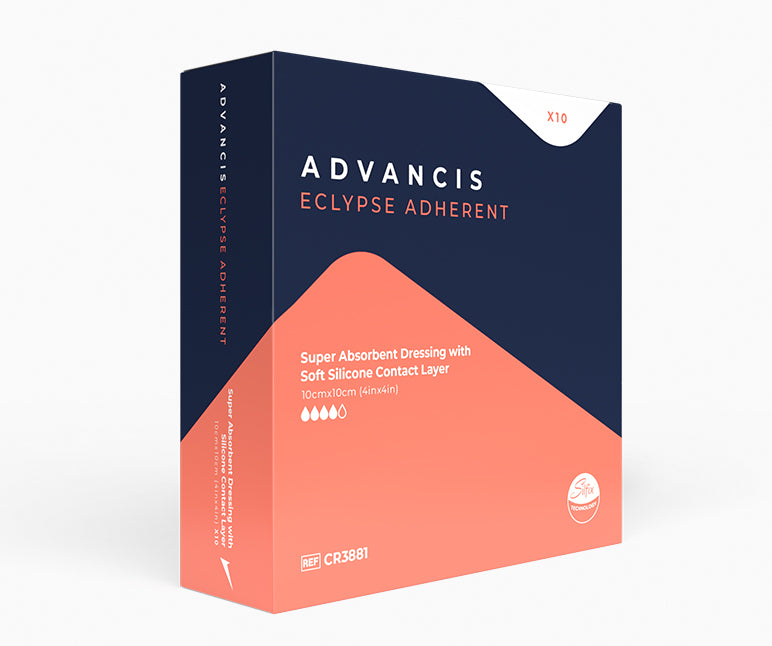 Eclypse Adherent Super Absorbent Dressing